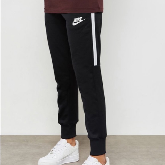 Nike Pants - Nike black/red/white track pants